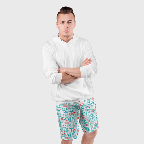 Мужские шорты спортивные 36,6, цвет 3D печать - фото 5