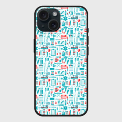 Чехол силиконовый для Apple iPhone 15 матовый 36,6