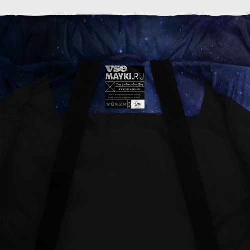 Женская зимняя куртка Oversize На земле с 1985, цвет черный - фото 7
