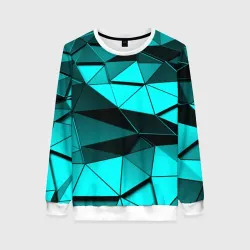 Женский свитшот 3D Metalic collection