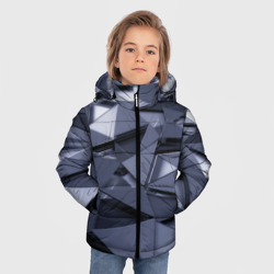 Зимняя куртка для мальчиков 3D Metalic geometry - фото 2