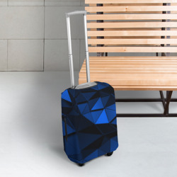 Чехол для чемодана 3D Blue abstraction collection - фото 2