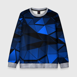 Детский свитшот 3D Blue abstraction collection