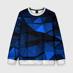 Детский свитшот 3D Blue abstraction collection