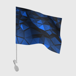 Флаг для автомобиля Blue abstraction collection
