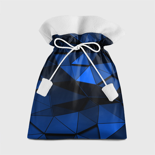 Подарочный 3D мешок Blue abstraction collection