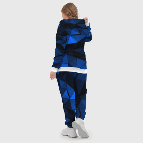Женский костюм 3D Blue abstraction collection, цвет белый - фото 6