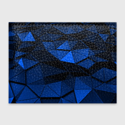 Обложка для студенческого билета Blue abstraction collection