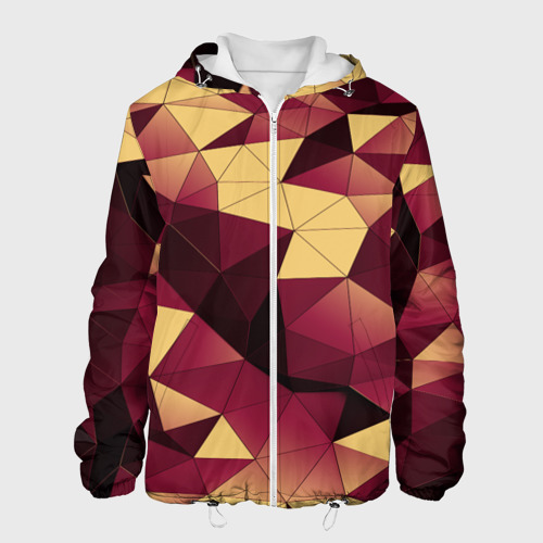 Мужская куртка 3D Треугольники геометрии, цвет 3D печать