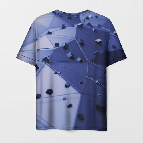 Мужская футболка 3D Quantum abstract, цвет 3D печать - фото 2