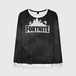 Мужской свитшот 3D Fortnite Black Abstract