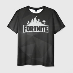 Мужская футболка 3D Fortnite Black Abstract