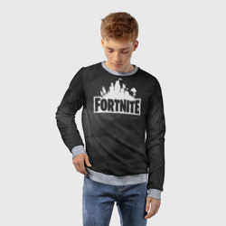 Детский свитшот 3D Fortnite Black Abstract - фото 2