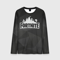 Мужской лонгслив 3D Fortnite Black Abstract