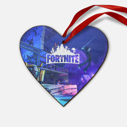 Деревянная игрушка Сердце Fortnite