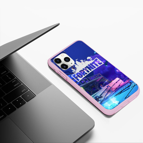 Чехол для iPhone 11 Pro Max матовый Fortnite, цвет розовый - фото 5