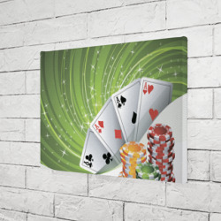 Холст прямоугольный Покер Старс - фото 2