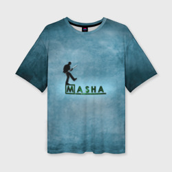 Женская футболка oversize 3D Маша в стиле Доктор Хаус