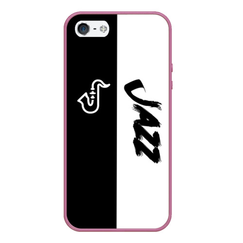 Чехол для iPhone 5/5S матовый Jazz, цвет розовый