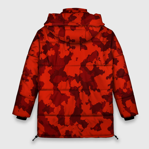 Женская зимняя куртка Oversize Fortnite Королевская Битва, цвет красный - фото 2