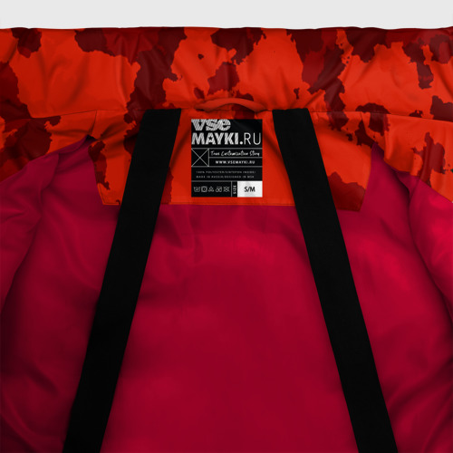 Женская зимняя куртка Oversize Fortnite Королевская Битва, цвет красный - фото 7