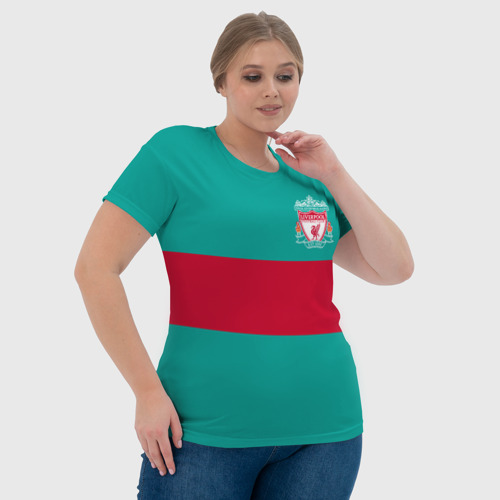 Женская футболка 3D FC Liverpool, цвет 3D печать - фото 6