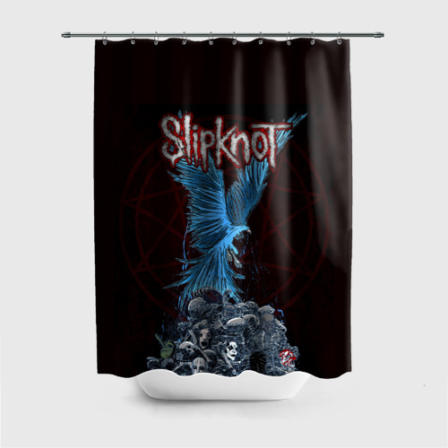 Штора 3D для ванной Slipknot