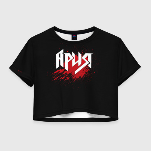Женская футболка Cropp-top Ария Фото 01 Женская футболка Cropp-top Ария Фото 01