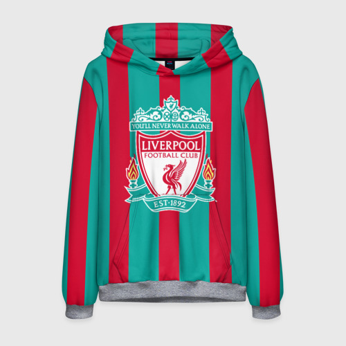 Мужская толстовка 3D Liverpool FC, цвет меланж