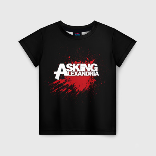 Детская футболка 3D Asking Alexandria, цвет 3D печать