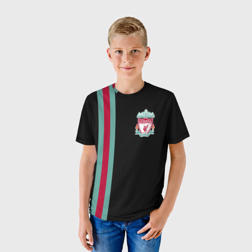 Детская футболка 3D Liverpool FC, цвет 3D печать - фото 3