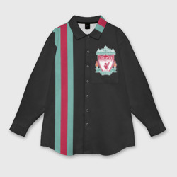 Женская рубашка oversize 3D Liverpool FC