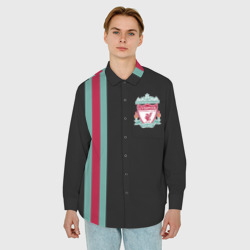 Мужская рубашка oversize 3D Liverpool FC - фото 2