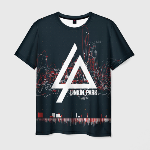 Мужская футболка 3D Linkin Park Music, цвет 3D печать