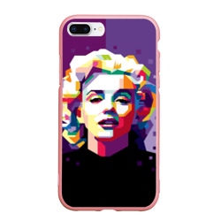 Чехол для iPhone 7Plus/8 Plus матовый Marilyn Monroe