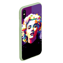 Чехол для iPhone XS Max матовый Marilyn Monroe - фото 2