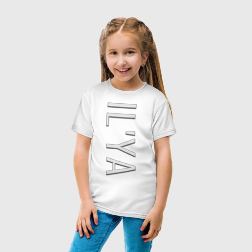 Детская футболка хлопок Il'ya-art, цвет белый - фото 5
