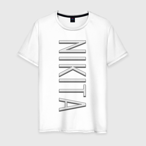 Мужская футболка хлопок Nikita-art, цвет белый
