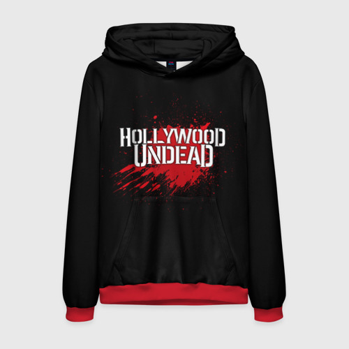 Мужская толстовка 3D Hollywood Undead, цвет красный