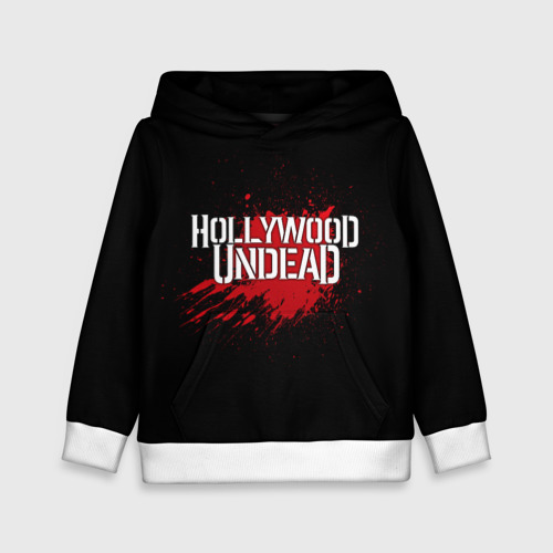 Детская толстовка 3D Hollywood Undead, цвет белый