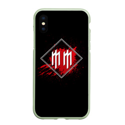 Чехол для iPhone XS Max матовый Marilyn Manson