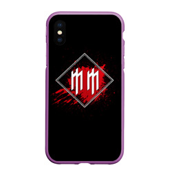 Чехол для iPhone XS Max матовый Marilyn Manson