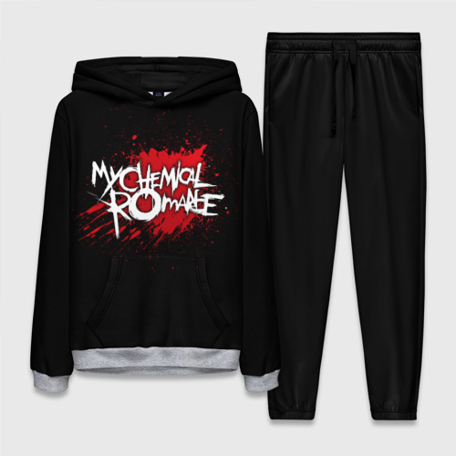 Женский костюм с толстовкой 3D My Chemical Romance, цвет меланж