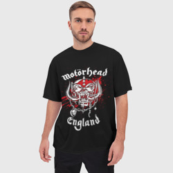 Мужская футболка oversize 3D Motorhead - фото 2