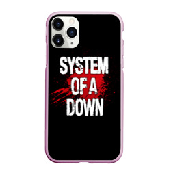 Чехол для iPhone 11 Pro Max матовый System of a Down