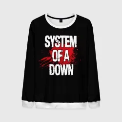 Мужской свитшот 3D System of a Down