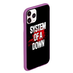 Чехол для iPhone 11 Pro Max матовый System of a Down - фото 2