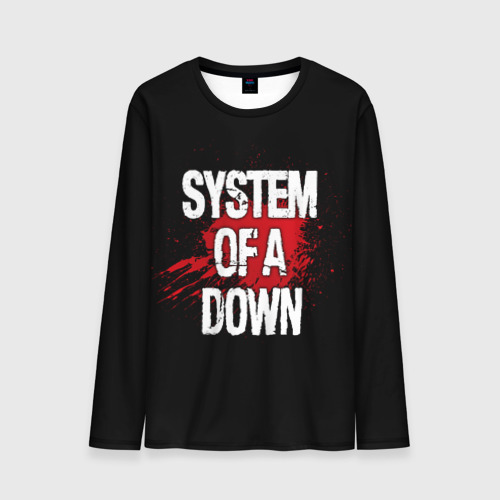 Мужской лонгслив 3D System of a Down