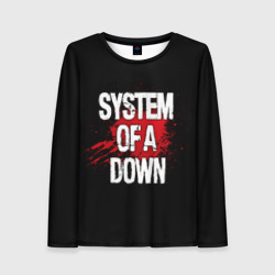 Женский лонгслив 3D System of a Down