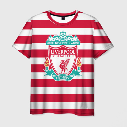 Мужская футболка 3D FC Liverpool, цвет 3D печать